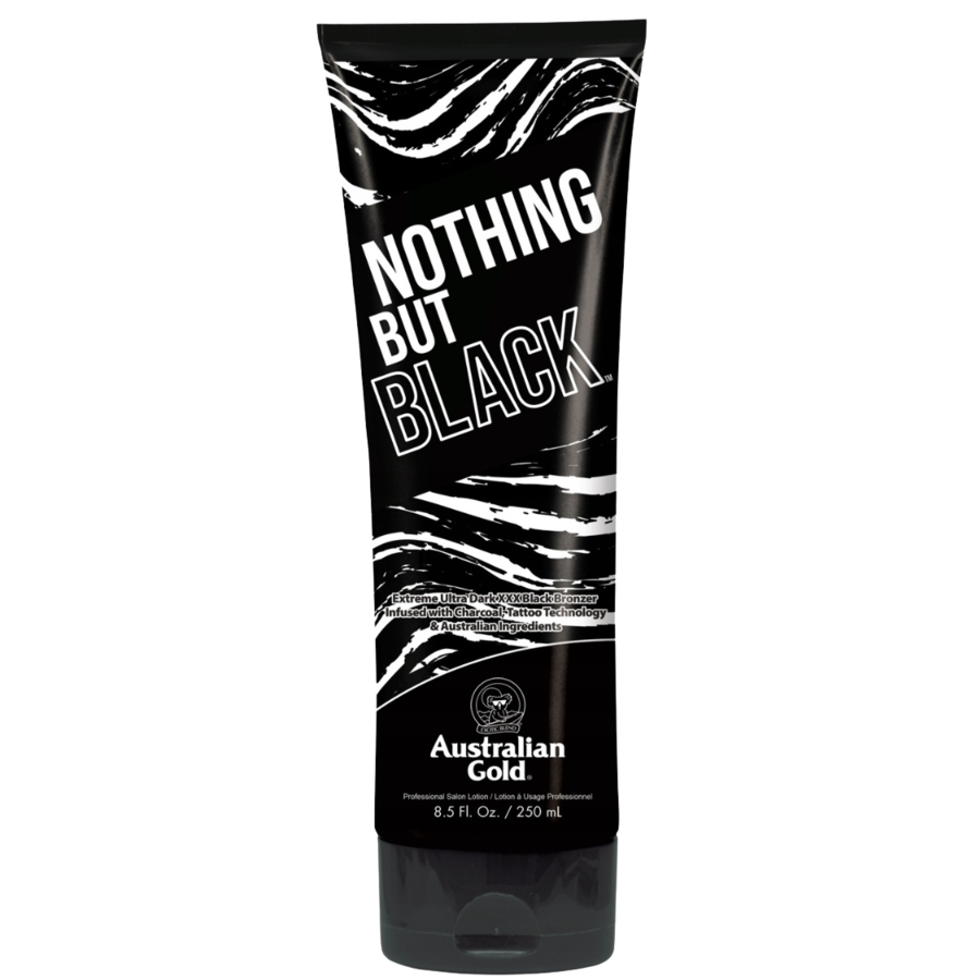 Australian Gold Nothing But Black balsam brązujący z dha węglem drzewnym i ochroną tatuaży Samoopalacze