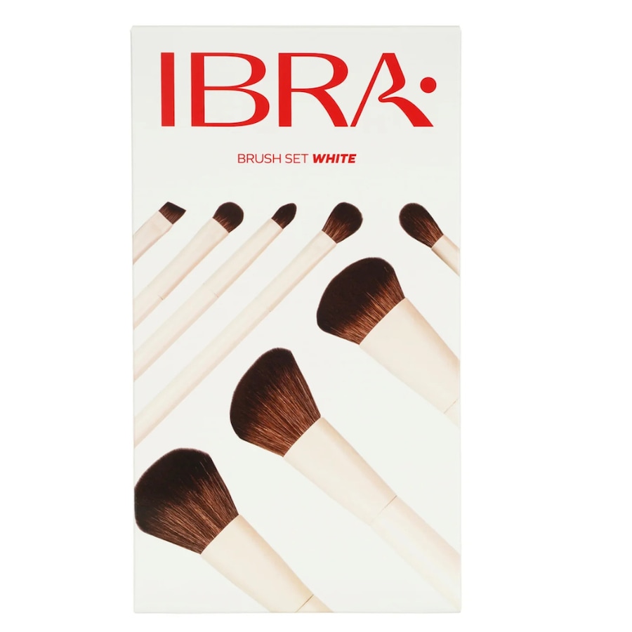 Ibra BRUSH SET WHITE Zestawy pędzli do makijażu 1 ct