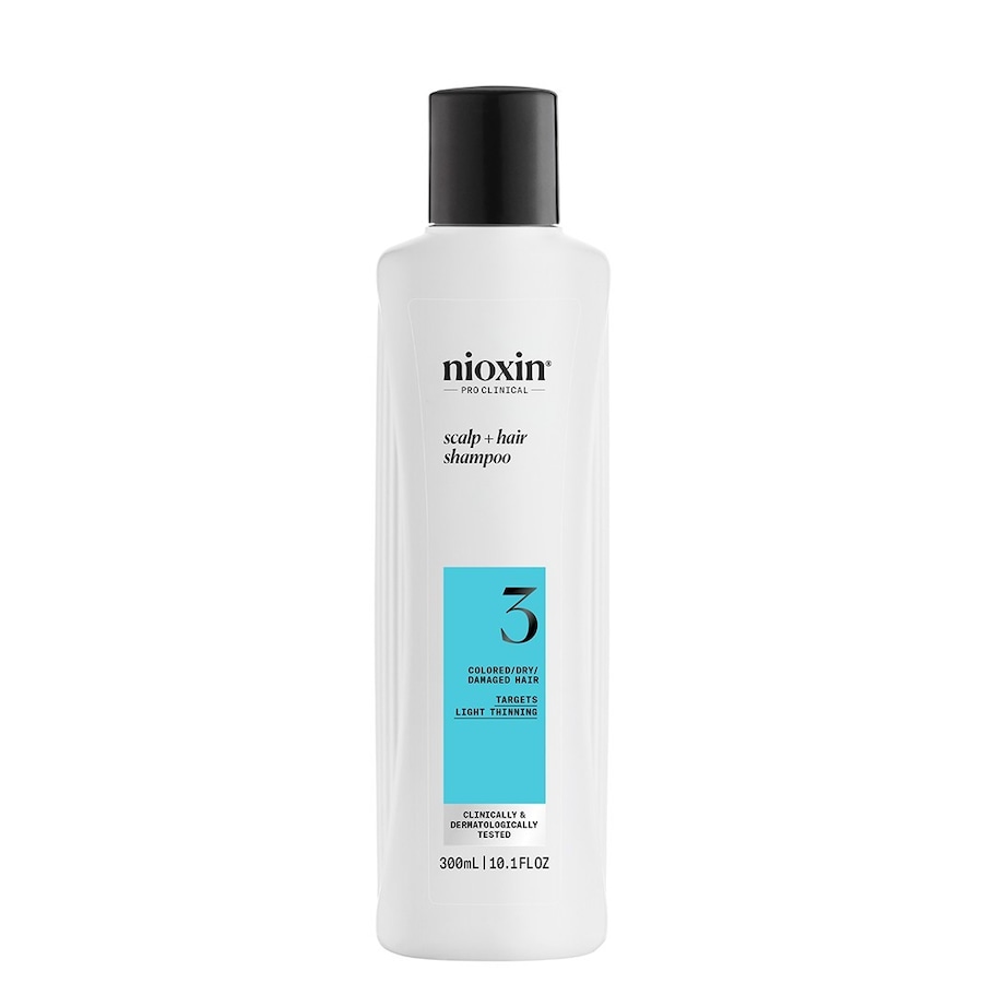 Nioxin System 3 szampon oczyszczający do włosów farbowanych, lekko przerzedzonych