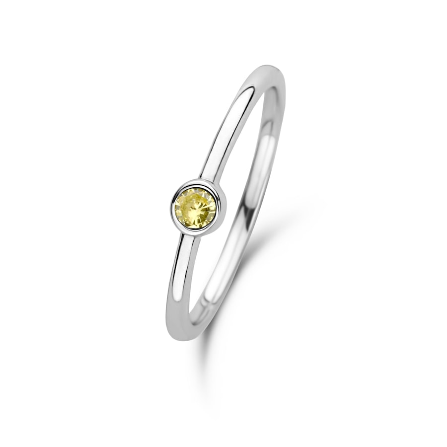 Violet Hamden Violet Hamden Venus 925 Sterling Silberner Ring mit Geburtsstein VH330007NOV-60 Pierścionki 1 ct Damski