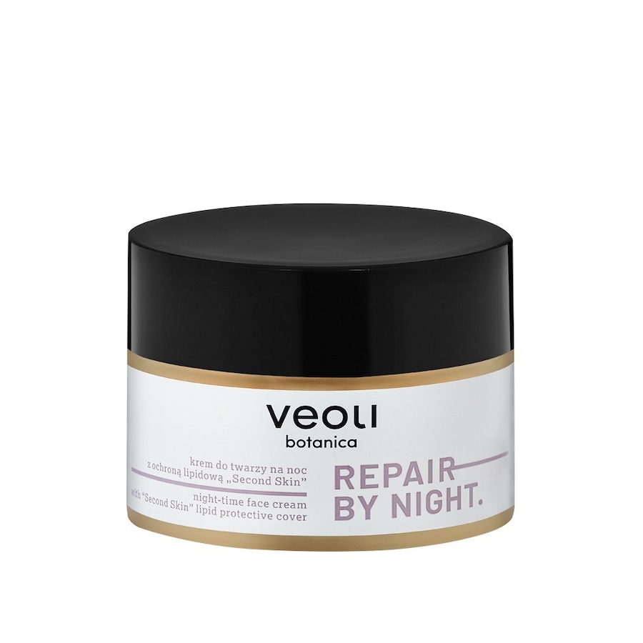 Veoli Botanica REPAIR BY NIGHT Krem do twarzy na noc z ochroną lipidową “Second Skin” Kremy do twarzy