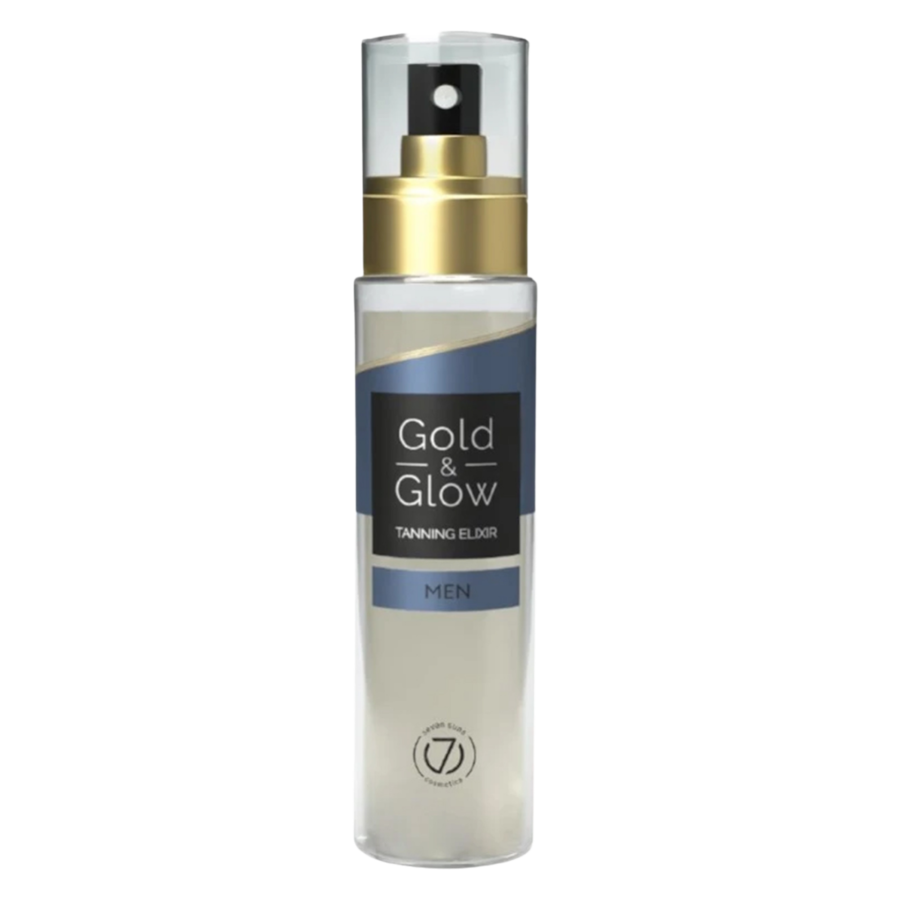 7suns Gold & Glow suchy olejek przyspieszający opalanie dla mężczyzn Ochrona przeciwsłoneczna Męskie