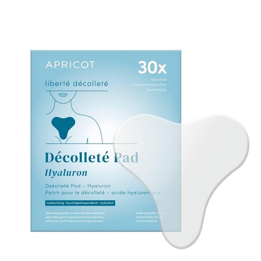 Apricot APRICOT Wielokrotnego użytku płatek na dekolt z kwasem hialuronowym Kremy do szyi i dekoltu 1 ct