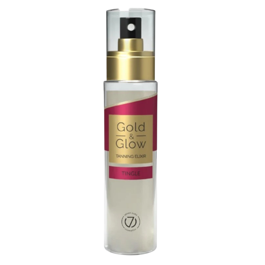 7suns Gold & Glowsuchy olejek przyspieszający opalanie z efektem rozgrzania i witaminą E Ochrona przeciwsłoneczna Męskie