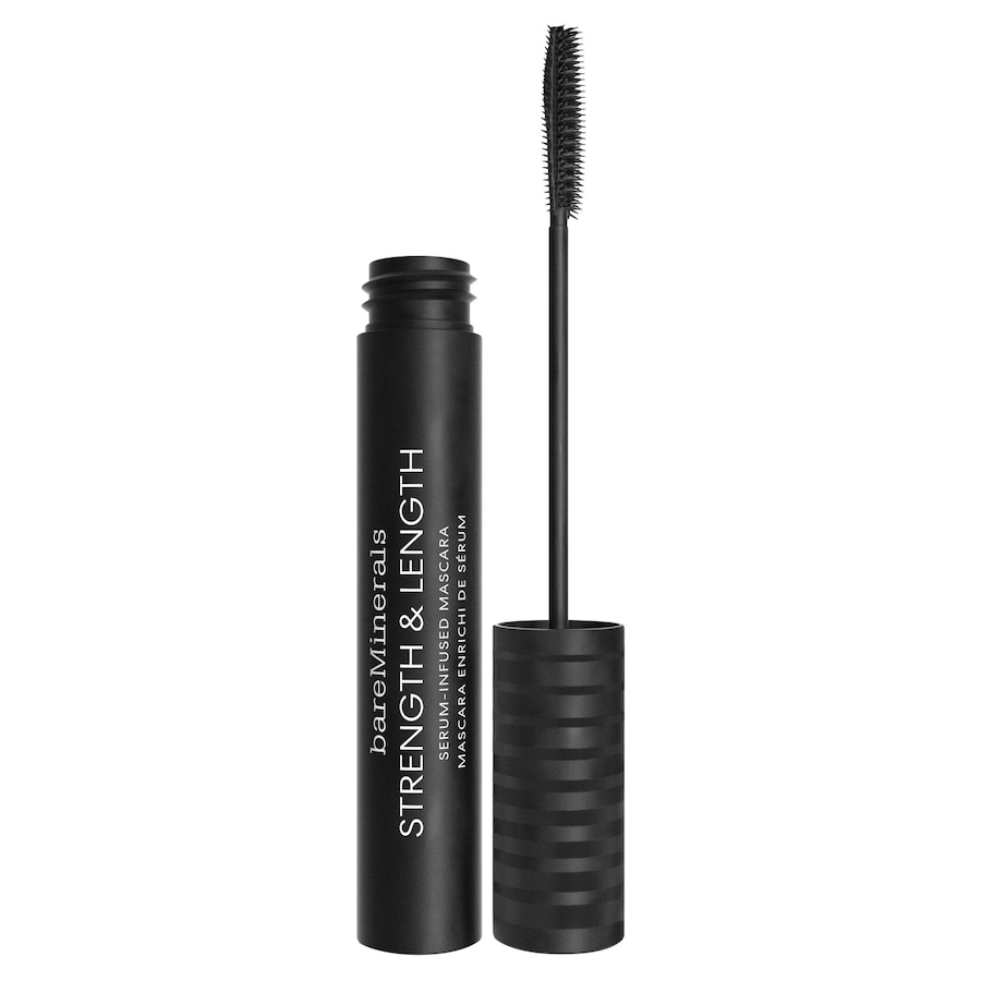 bareMinerals Strength & Length Serum-Infused Mascara Tusze do rzęs BLACK - BLACK
