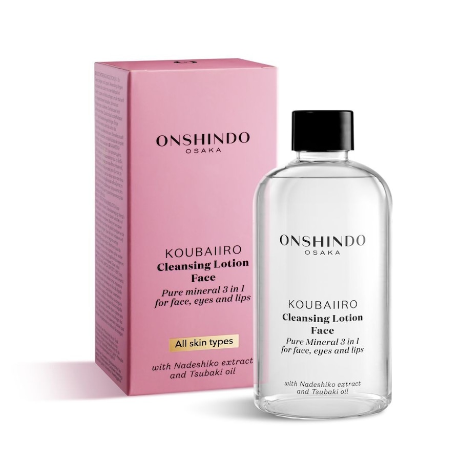 Onshindo Osaka KOUBAIIRO Cleansing Lotion - Pure Mineral 3 in 1 - Face, Eyes and Lips Płyn miceralny Damski