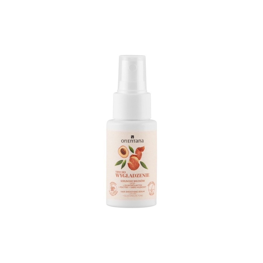 Orientana Trychologiczne wygładzające serum do włosów Liczi Glukonolakton Pektyny Kwas mlekowy Olejki i serum do włosów