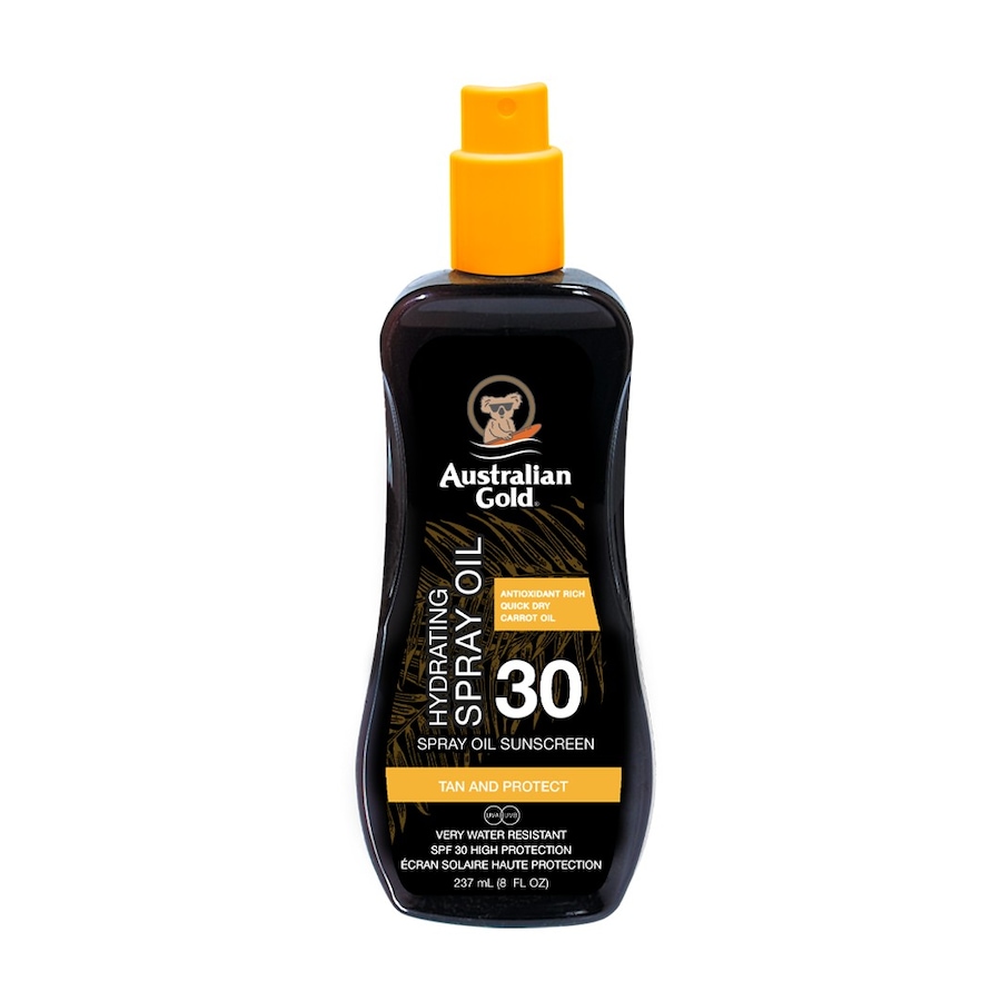 Australian Gold SPF 30 CARROT INTENSIFIER OIL SPRAY- Olejek w sprayu do opalania Ochrona przeciwsłoneczna