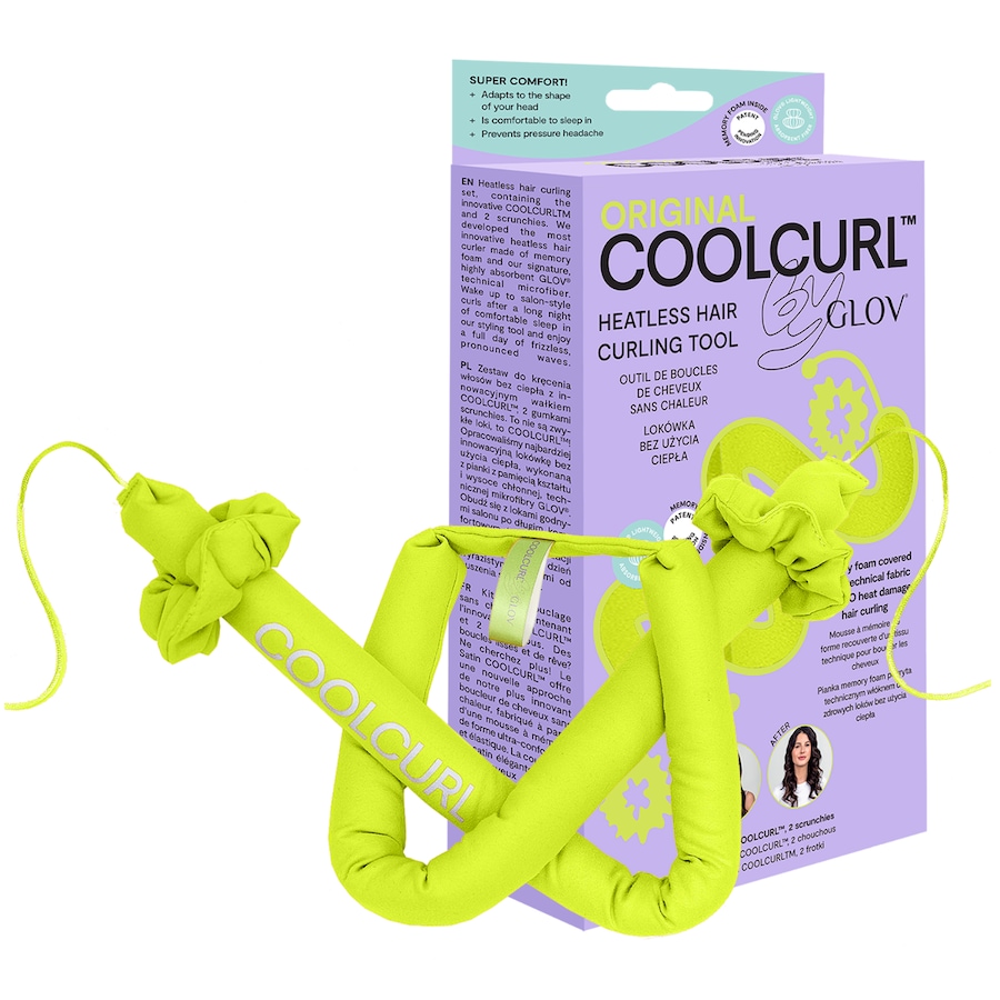 GLOV CoolCurl box LIME Wałki do włosów