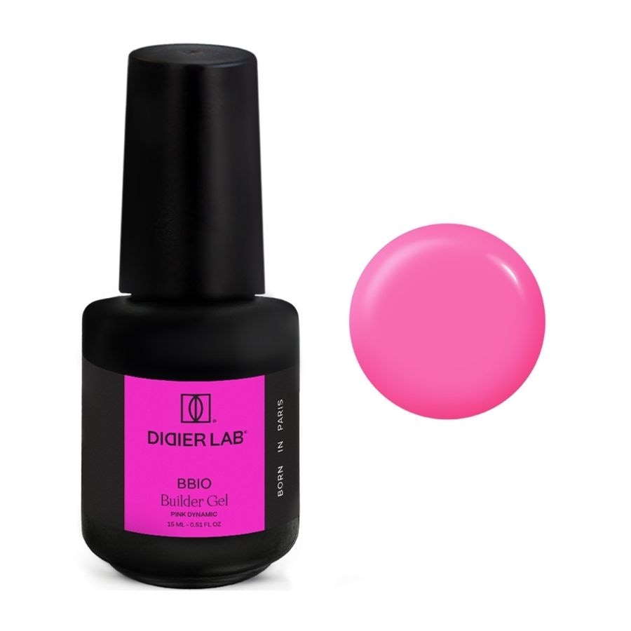 Didier LAB Żel budujący w butelce BBIO Lakiery do paznokci pink dynamic