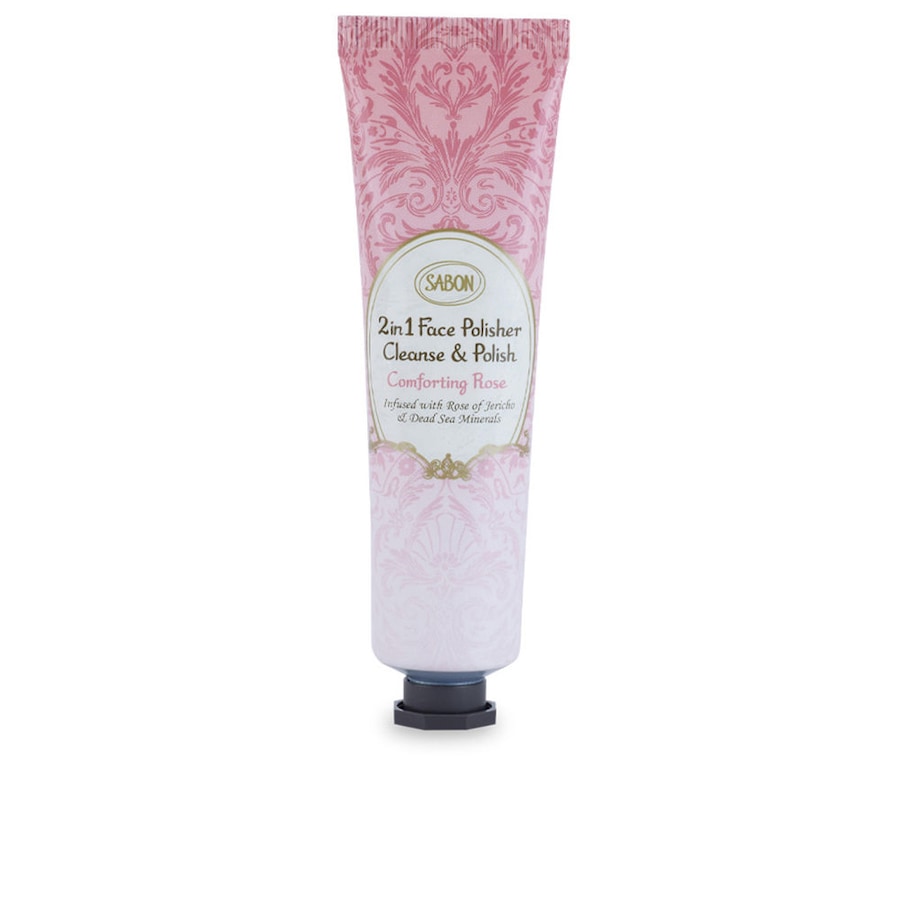 SABON POLERKA DO TWARZY 2 w 1 kojąca róża Peeling do twarzy