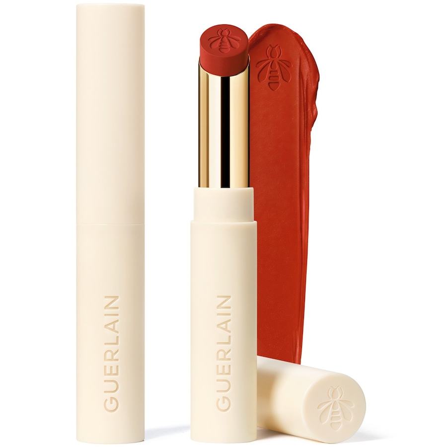 Guerlain KissKiss Honey-Infused Intense Lipstick – Uzupełniający Szminki 668 WARM MARIGOLD