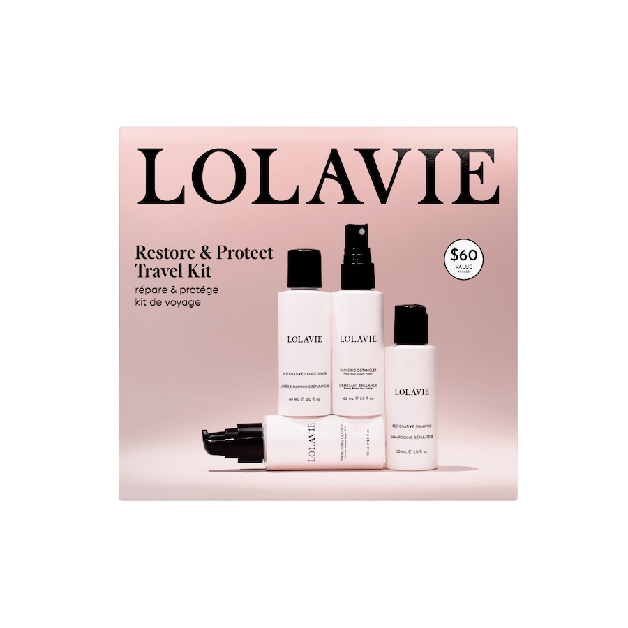 LOLAVIE Restore & Protect Travel Kit Zestawy do pielęgnacji włosów 1 ct