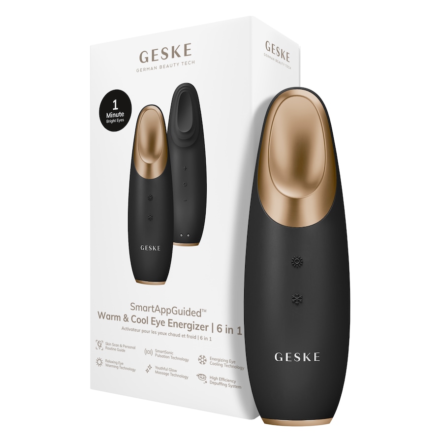 GESKE SmartAppGuided™ Warm & Cool Eye Energizer | 6 in 1 Urządzenia do masażu twarzy 1 ct