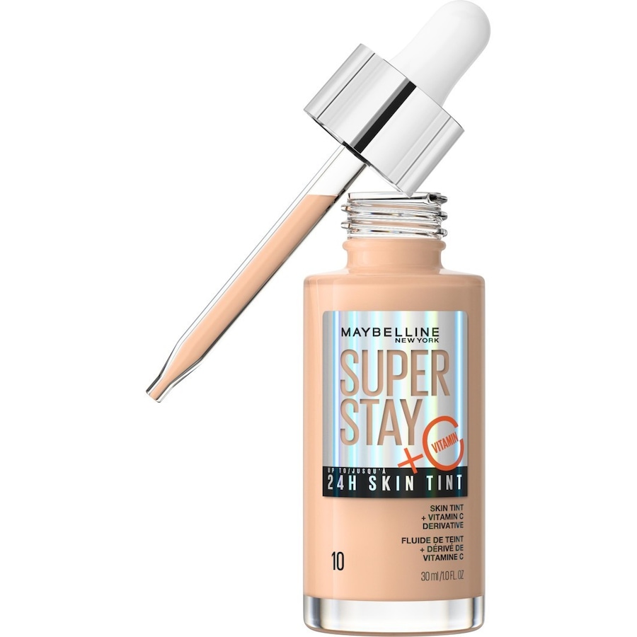 Maybelline Maybelline New York SUPER STAY 24H SKIN TINT 6.5 długotrwały podkład rozświetlający Podkłady 10 - IVORY