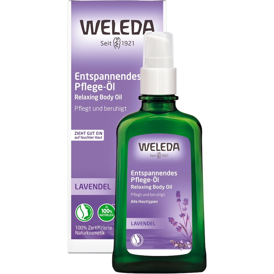 Weleda Lavendel Entspannendes Pflege-Öl Olejki do ciała