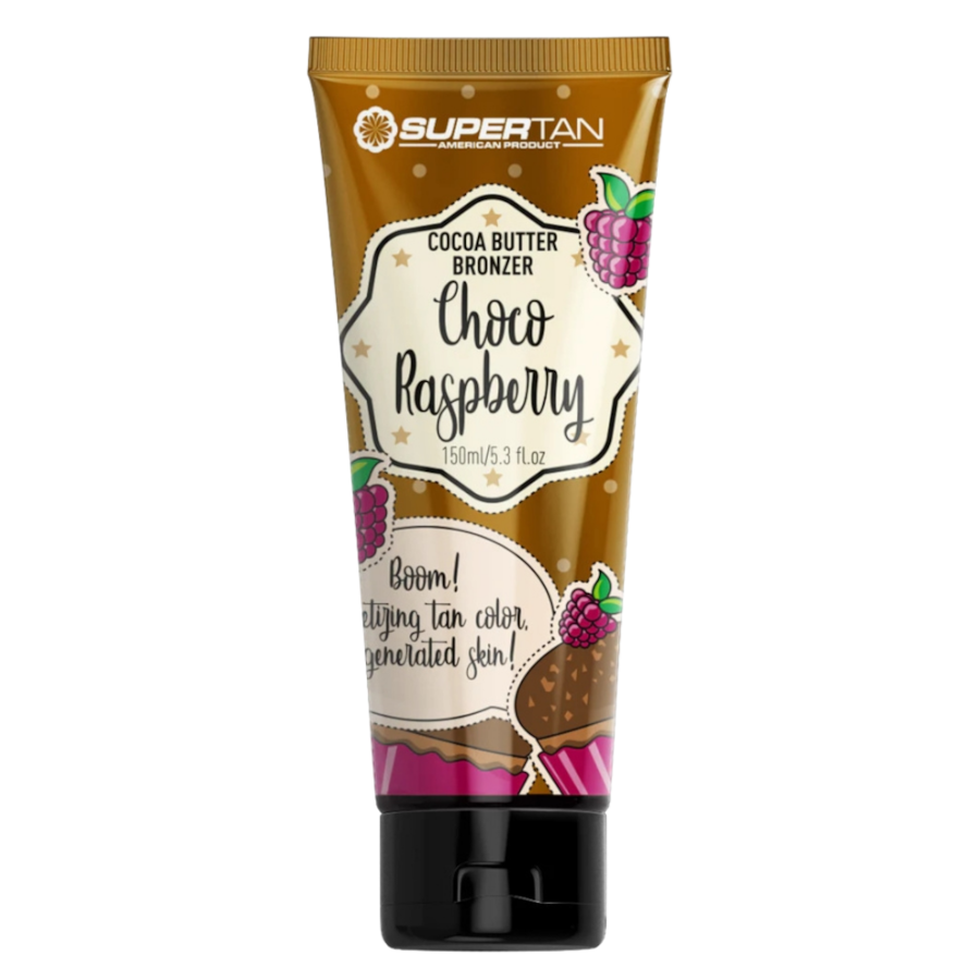 Supertan Mocny bronzer do opalania o zapachu czekolady i malin Samoopalacze