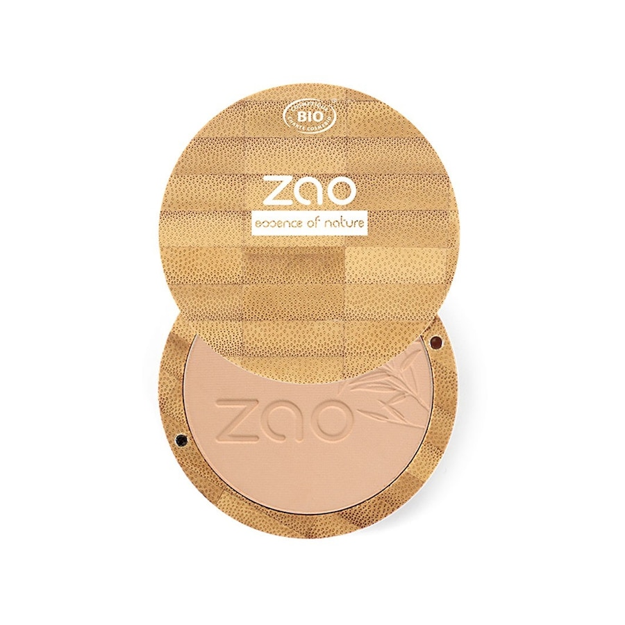 ZAO Bamboo Compact Powder Pudry 303 - BROWN BEIGE
