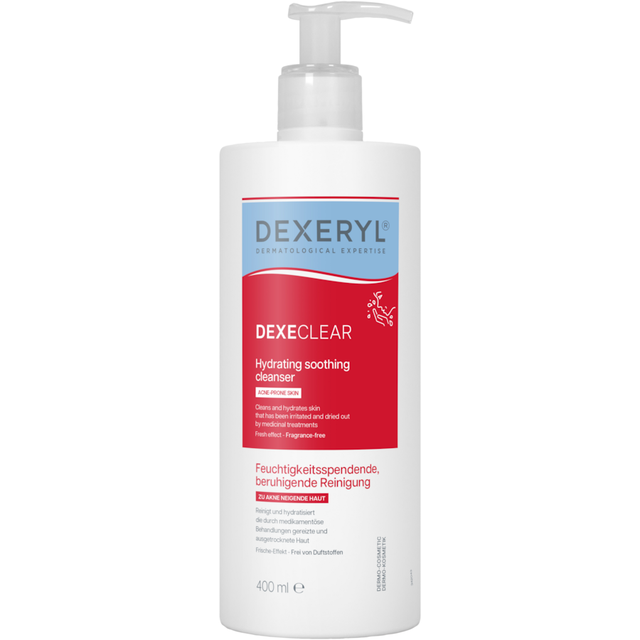 DEXERYL DEXECLEAR Łagodzący nawilżający środek czyszczący Żele do mycia twarzy