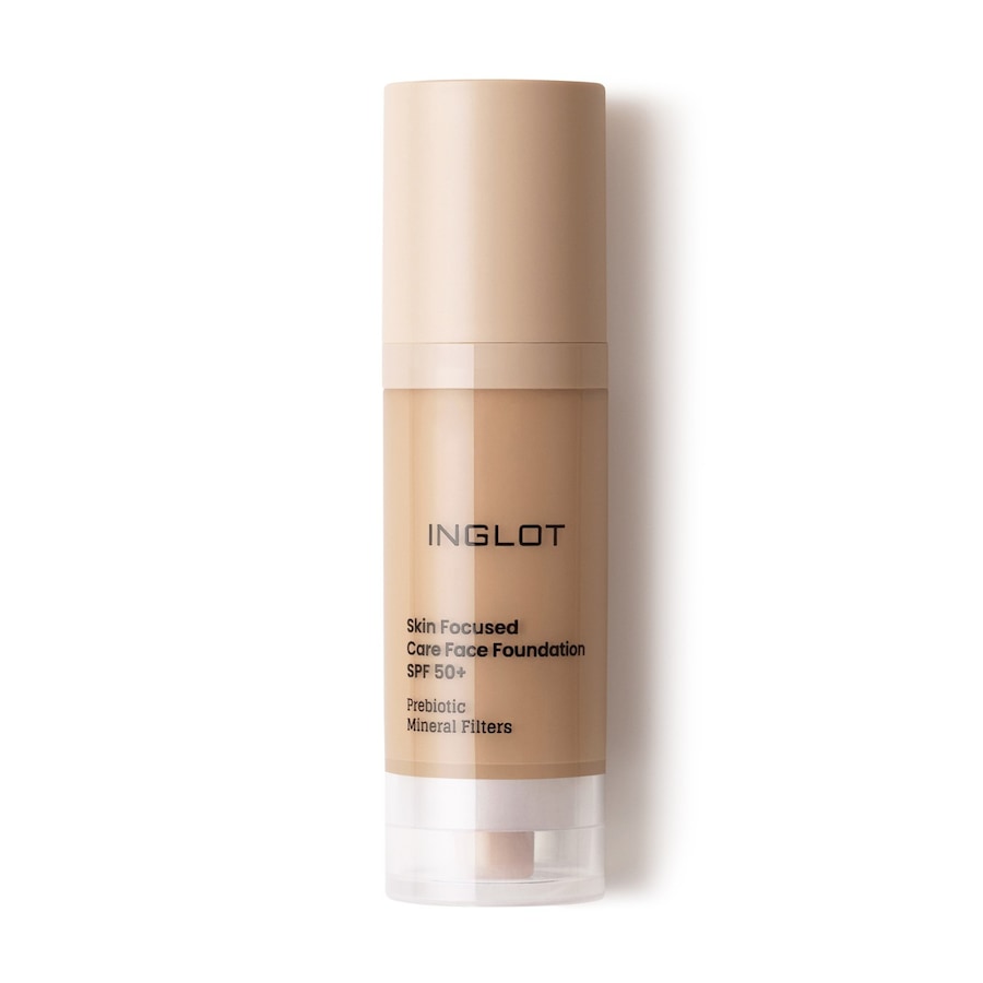 Inglot PIELĘGNACYJNY PODKŁAD DO TWARZY SKIN FOCUSED SPF 50 INGLOT 315 DEEP AMBER Podkłady 309 - MEDIUM APRICOT