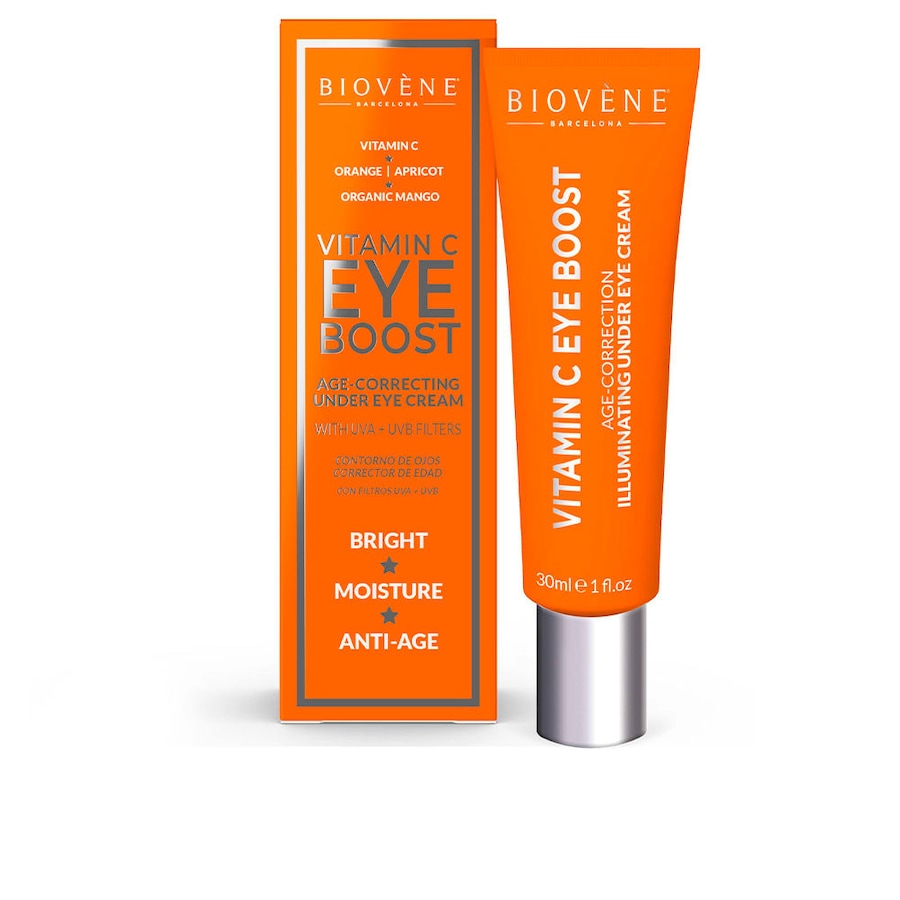 Biovène Rozświetlający krem pod oczy VITAMIN C EYE BOOST korygujący oznaki starzenia Kremy pod oczy Damski