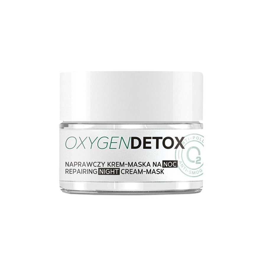 Mincer Oxygen Detox krem-maska naprawcza na noc Maseczki nawilżające