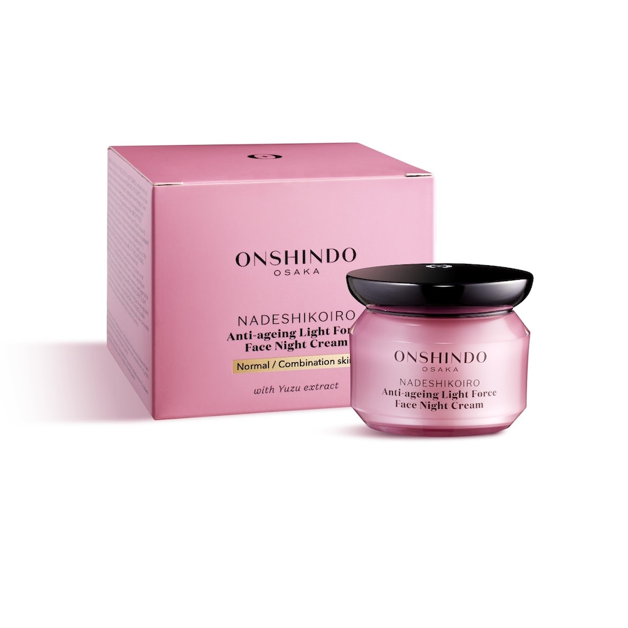 Onshindo Osaka NADESHIKOIRO Anti-ageing Light Force Face Night Cream - Normal and Combination skin Kremy na noc Damski