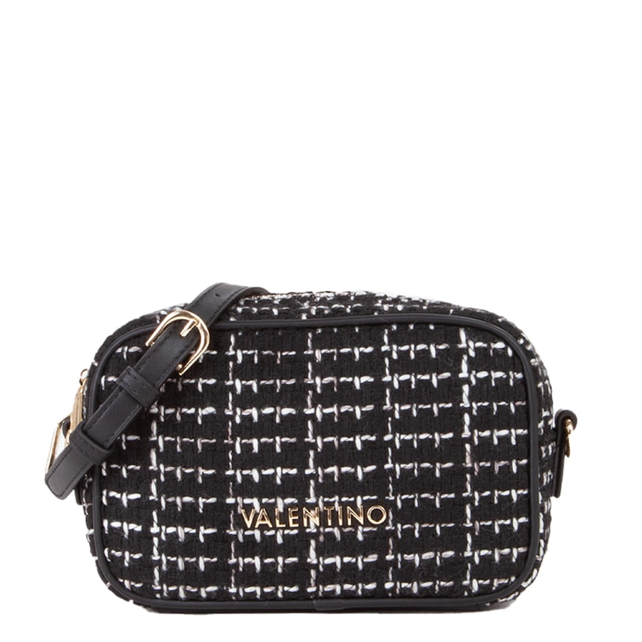 Valentino by Mario Valentino Tweed Torebka crossbody Torebki Czarny