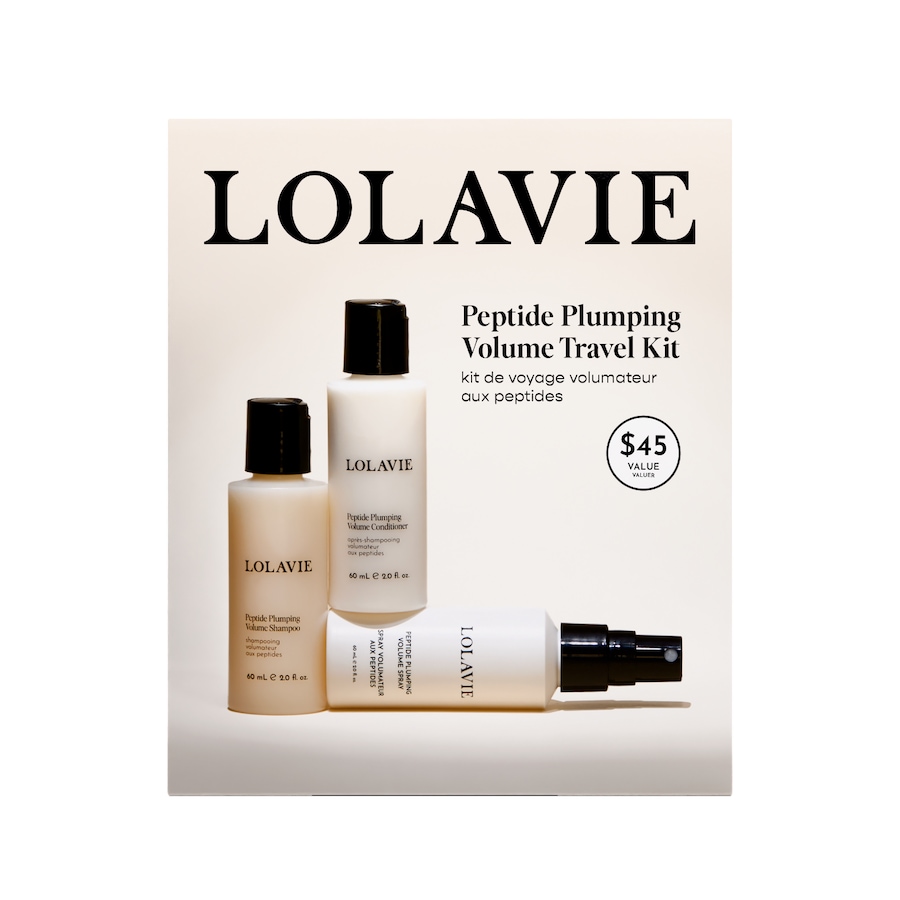 LOLAVIE Peptide Plumping Volume Travel Kit Zestawy do pielęgnacji włosów 1 ct