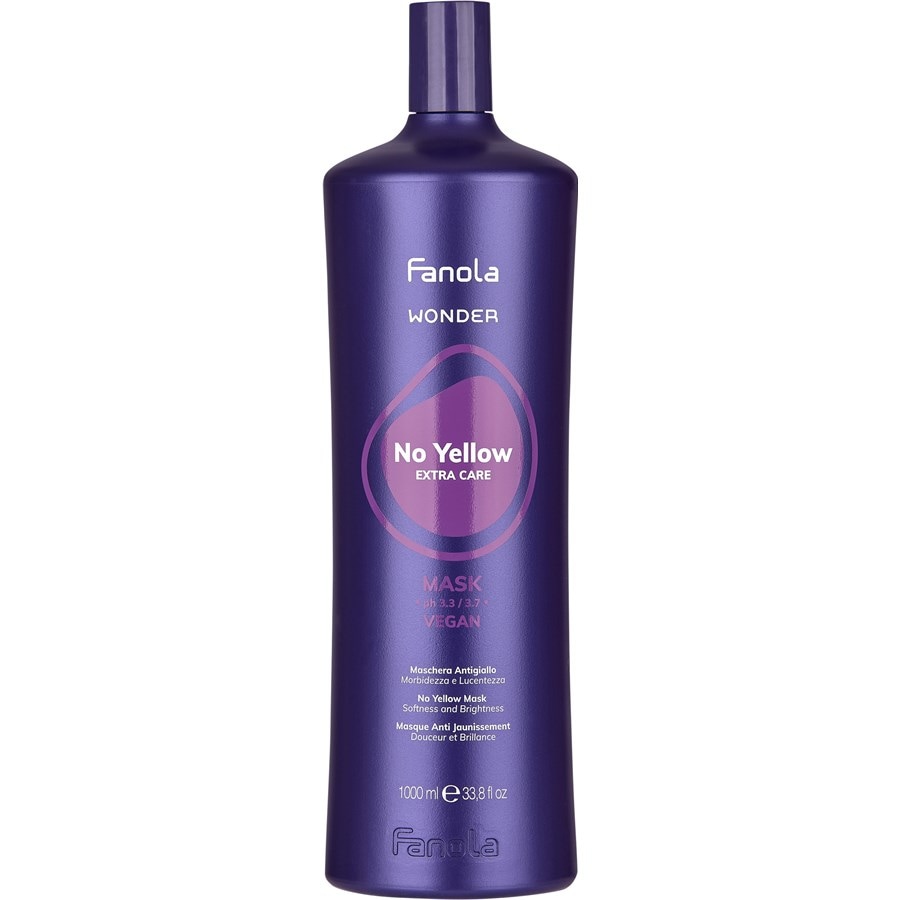 Fanola No Yellow Extra Care Mask Maski do włosów Damski