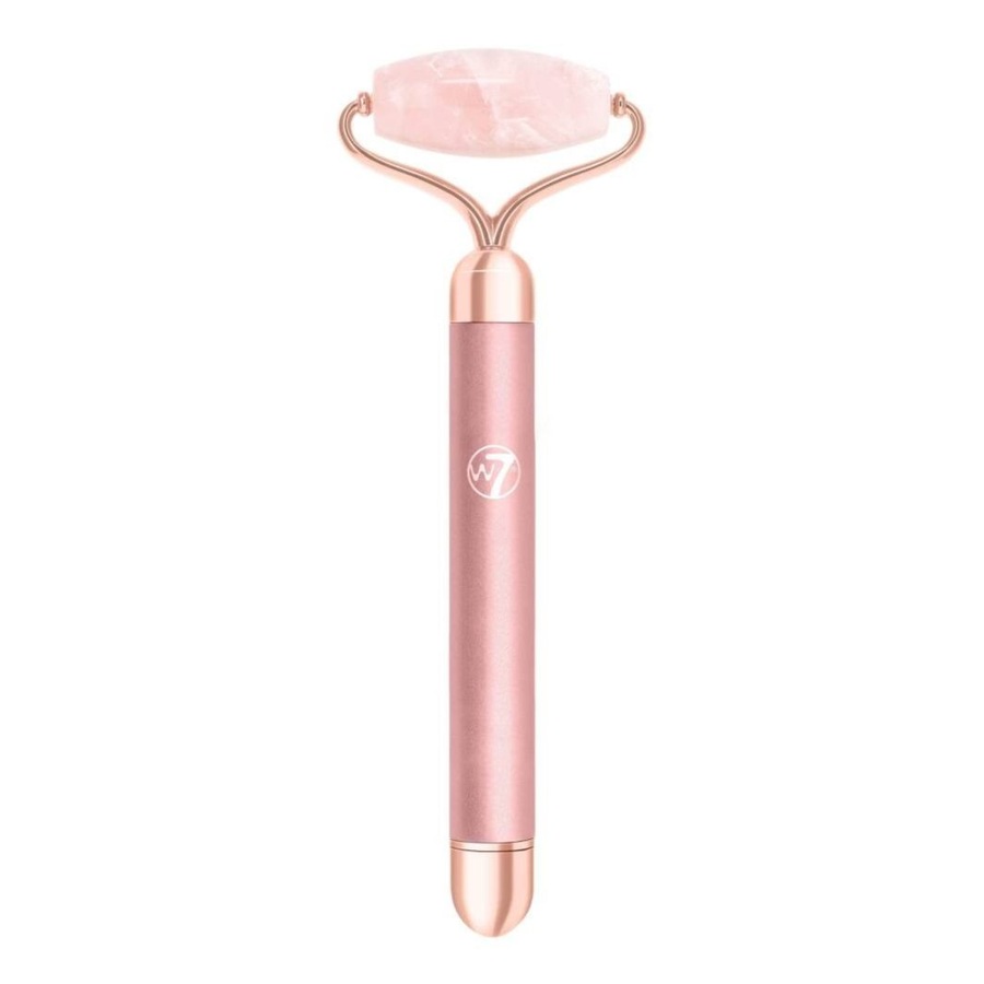 W7 VIBRATING FACE ROLLER Rose Quartz ROLLER DO TWARZY Z WIBRACJAMI Akcesoria do masażu 1 ct