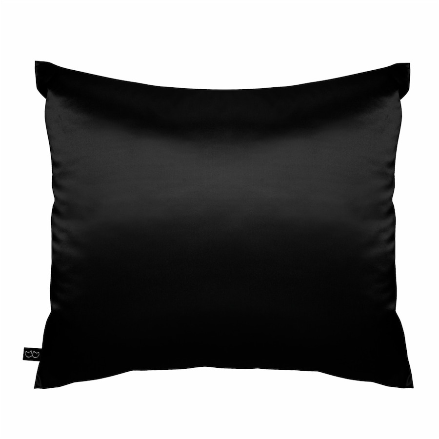 Cat&Cat Jedwabna poszewka na poduszkę 50x60 Maski do spania, spraye do poduszek i inne 1 ct Czarny