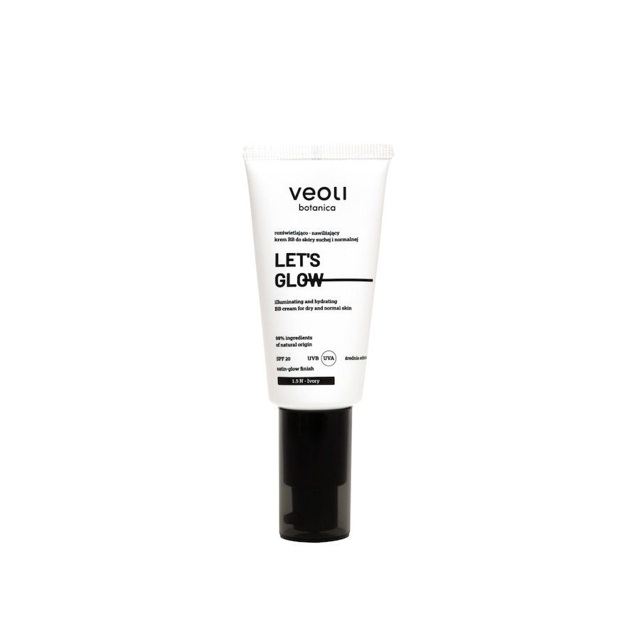 Veoli Botanica Rozświetlająco - nawilżający krem BB do skóry suchej i normalnej Kremy BB i CC 1.5 N - Ivory