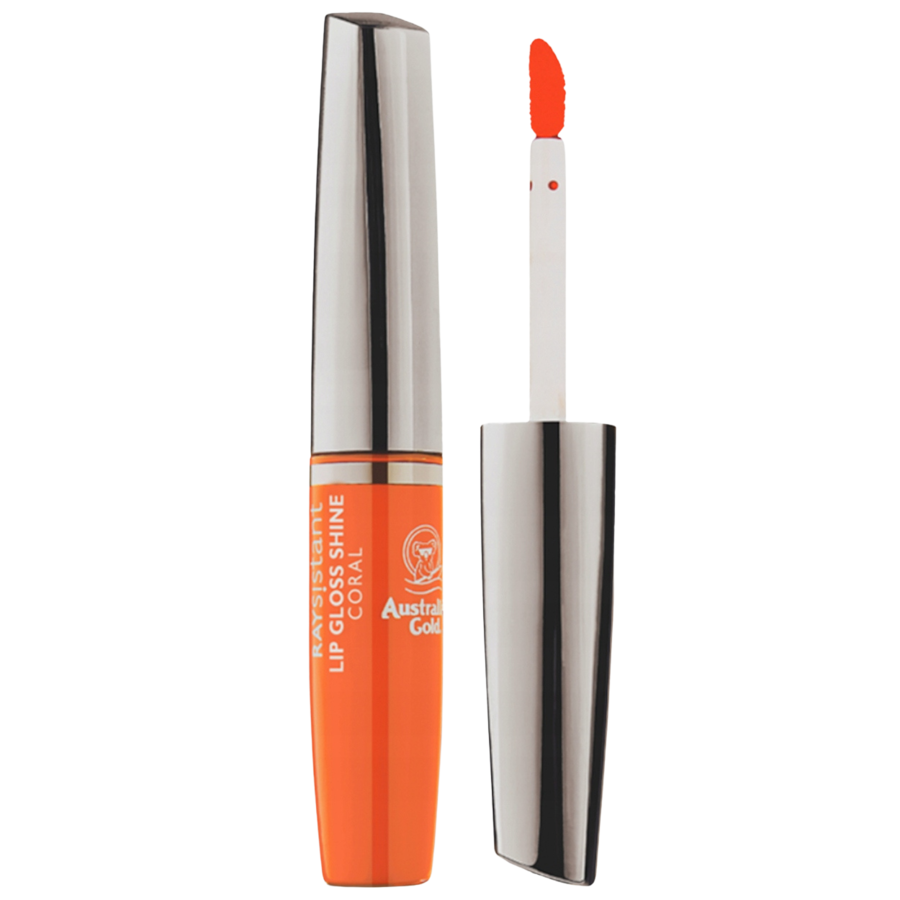 Australian Gold Raysistant Lip Gloss Coral błyszczyk do ust koralowy z połyskiem Błyszczyki
