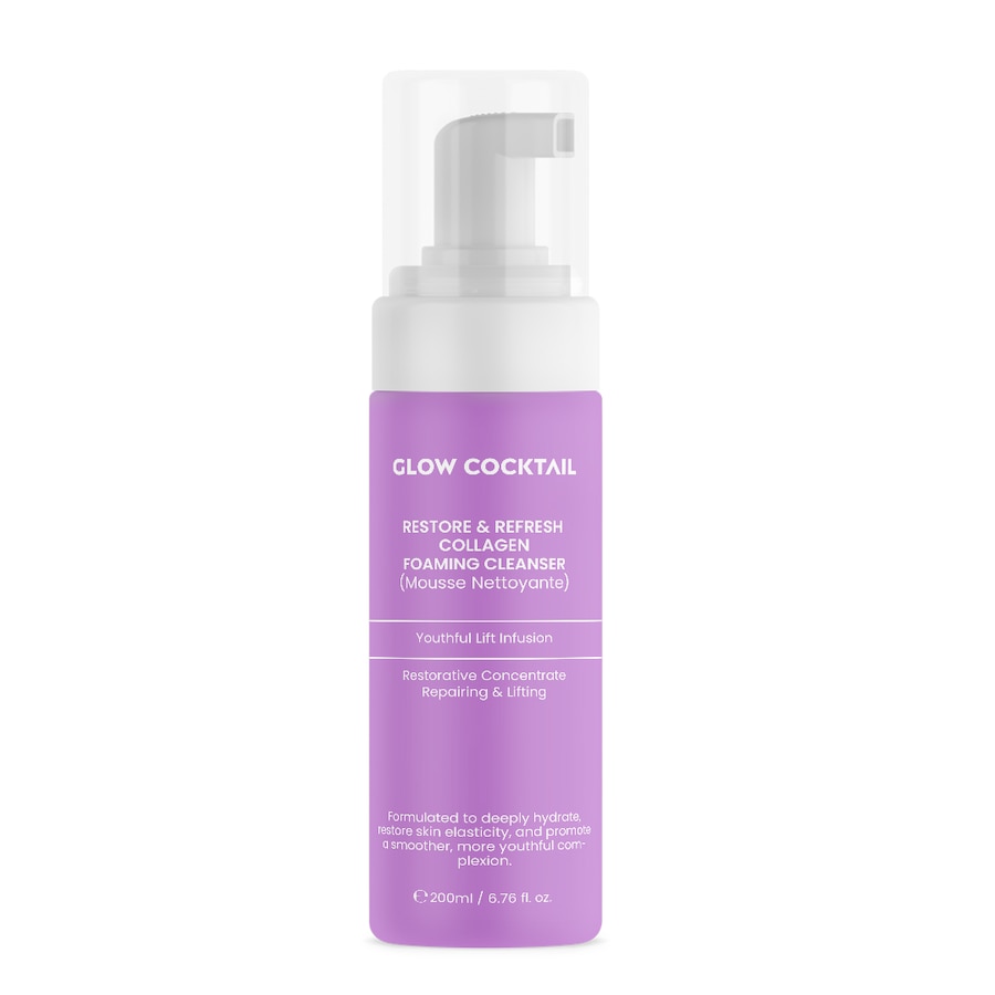 Glow Cocktail Żel oczyszczający Collagen Refresh Pianki do twarzy Damski