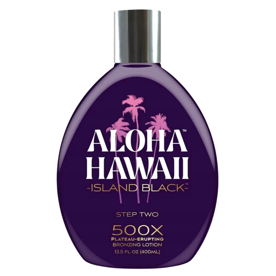 Tan Inc . Aloha Hawaii Island Blackbronzer do opalania z olejem kokosowym i hibiskusem Samoopalacze