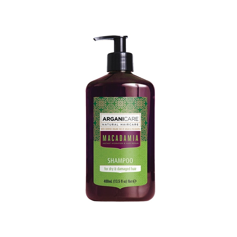 Arganicare Macadamia Shampoo - Szampon Do Włosów Suchych I Zniszczonych Szampony