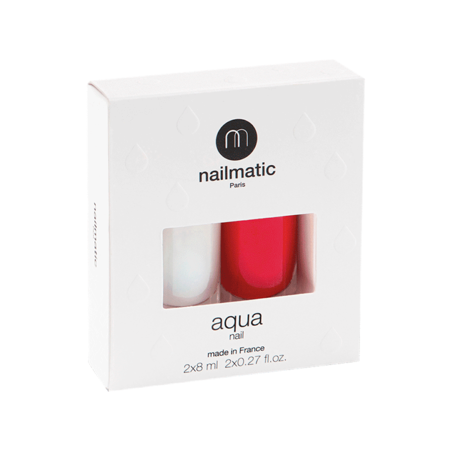 Nailmatic Poppy Lakiery do paznokci BASE + TOP + POPPY