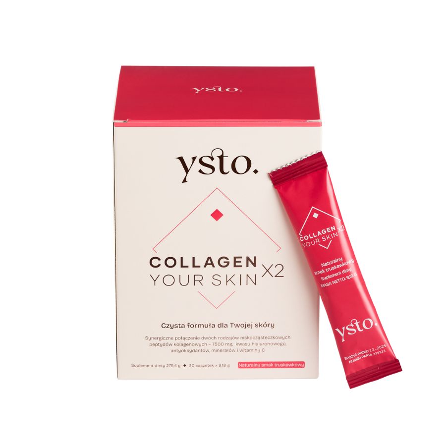 Ysto Suplement diety kolagen Your Skin w proszku Skóra, włosy i paznokcie