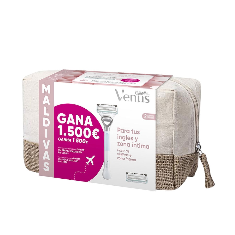 Gillette GILLETTE VENUS INTIMA MALDIVES KOSZULKA DO GOLENIA + 2 WKŁADY Golarki i depilatory 1 ct Damski
