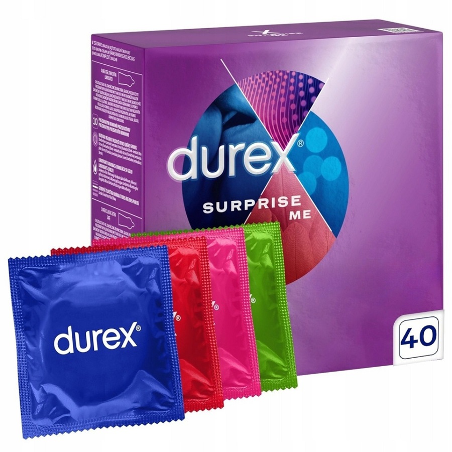 Durex Suprise Me mix Prezerwatywy 1 ct Męskie