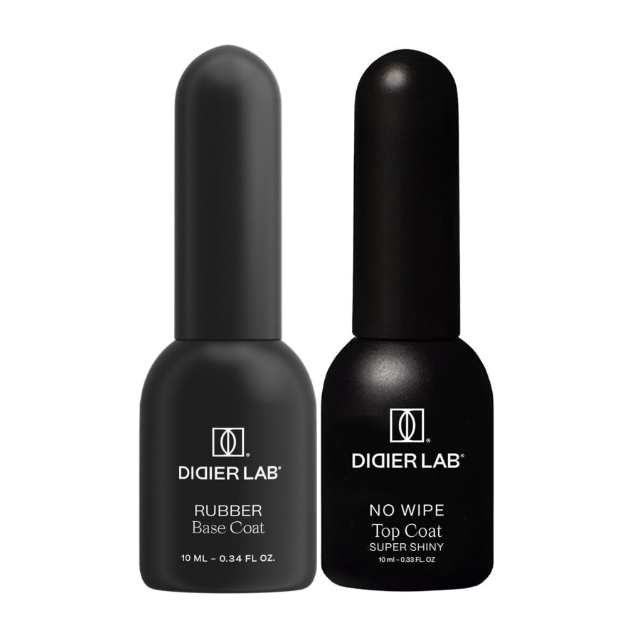Didier LAB Baza do lakierów hybrydowych + Top Coat Zestawy do paznokci 1 ct 1 sztuka