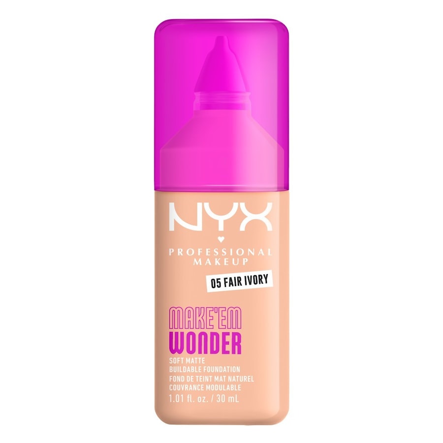 NYX Professional Makeup Make 'EM Wonder Podkłady 5 - FAIR IVORY