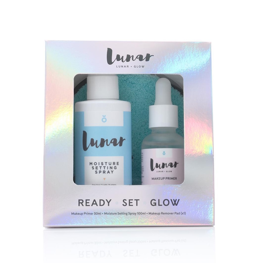 Lunar Glow Zestaw prezentowy Zestawy kosmetyków do makijażu 1 ct Makeup Remover 1 pce. + Moisture Setting Spray + Makeup Primer