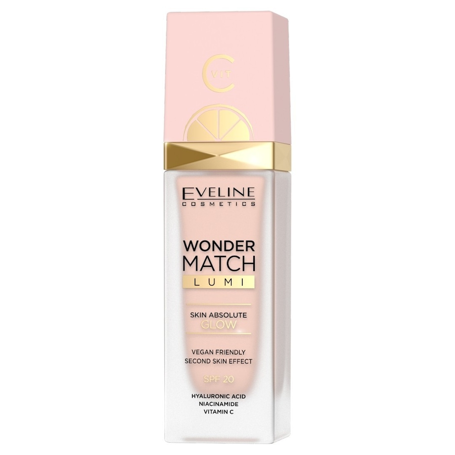 Eveline Cosmetics Wonder Match Lumi Luksusowy podkład rozświetlający do twarzy, 10 Vanilla Warm Podkłady 05 - LIGHT NEUTRAL