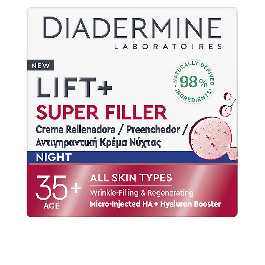 DIADERMINE LIFT + SUPER FILLER ujędrniający krem na noc Kremy przeciwzmarszczkowe Damski