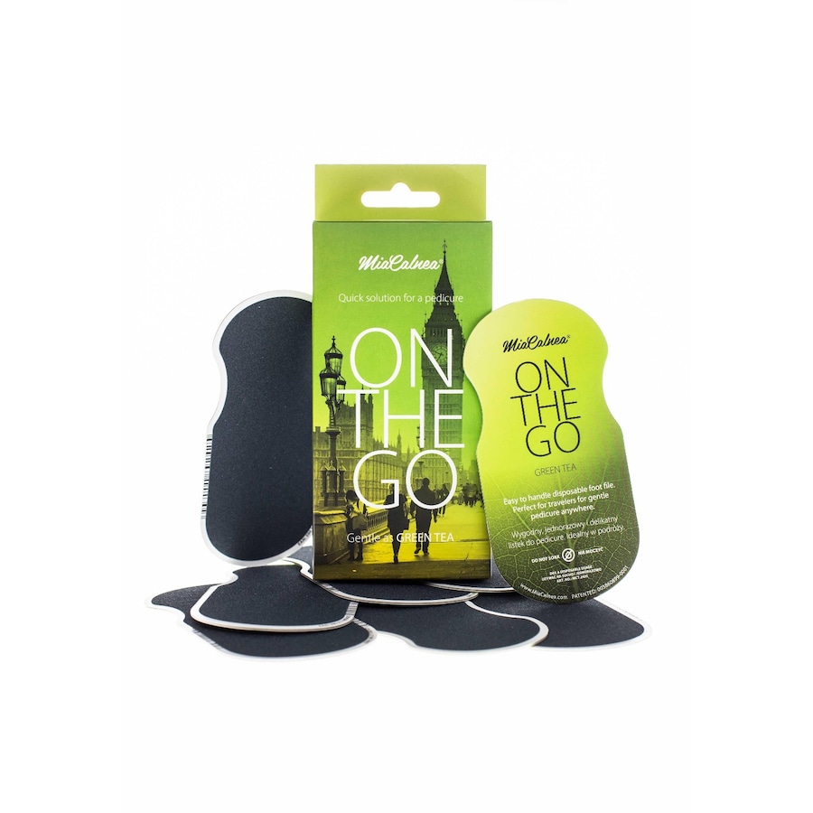 Mia Calnea ON-THE-GO GREEN TEA 10-PACK Na zrogowaciały naskórek 1 ct