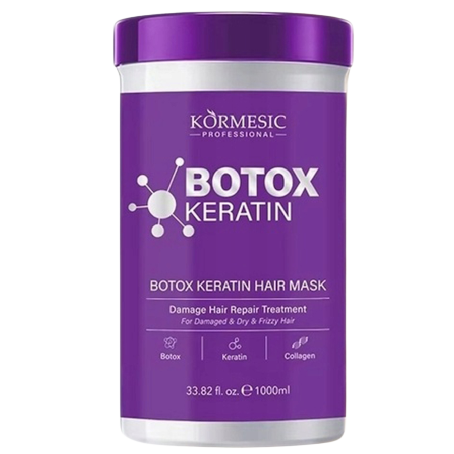 Kormesic Keratin regenerująca maska do włosów z keratyną kolagenem i botoksem Maski do włosów