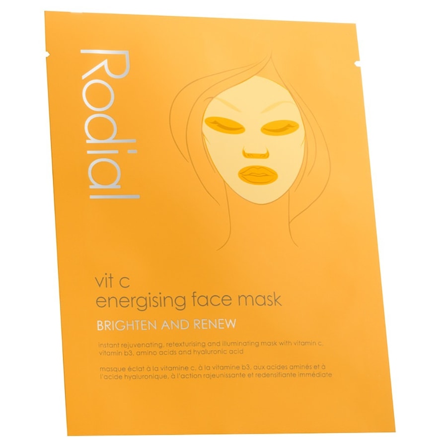 Rodial Vit C Energising Face Mask 4x Maseczki rozświetlające