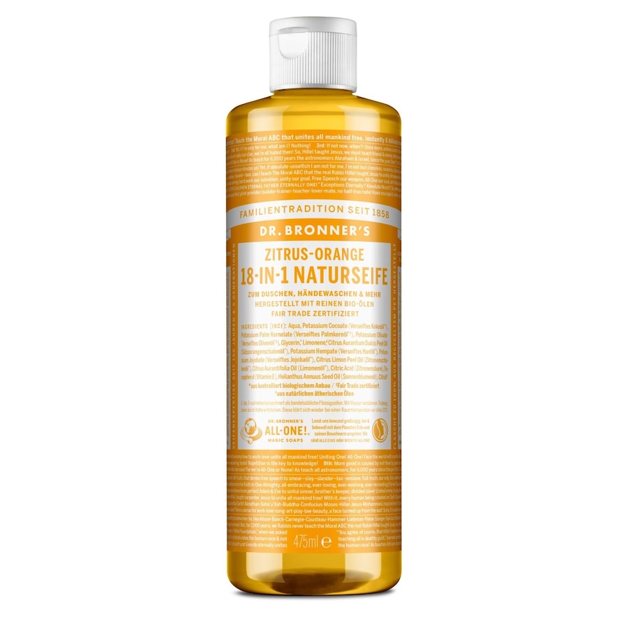 Dr. Bronner's Citrus-Orange 18-in-1 Natural Soap Żele pod prysznic